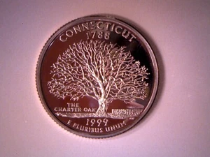 1999 S 25C Connecticut Proof 50 States Quarter **Free Shipping** - Picture 1 of 2