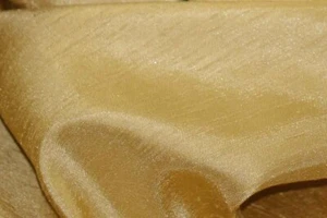 Shantung Satin Fabric by the Yard | Satin Dupioni Silk Fabric | 60" | Reversible - Picture 1 of 40