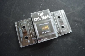 THE 12TH MAN WIRED WORLD OF SPORTS RARE 2 X AUSTRALIAN CASSETTE TAPE!  - Picture 1 of 2