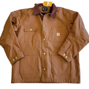 2024 Carhartt Marrón Pato Manta Forrada Abrigo Tareas Chaqueta Talla XL  - Imagen 1 de 13