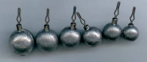 25 of 3/8 oz lead round drop shot weights ( BALL STYLE ) - Picture 1 of 1