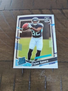 💥 2023 Panini Donruss Optic Football Base Rated Rookie Tyjae Spears #297 Titans - Picture 1 of 2