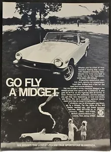 Pubblicità stampa originale MG Midget 1977 vecchio aquilone volante - Foto 1 di 1