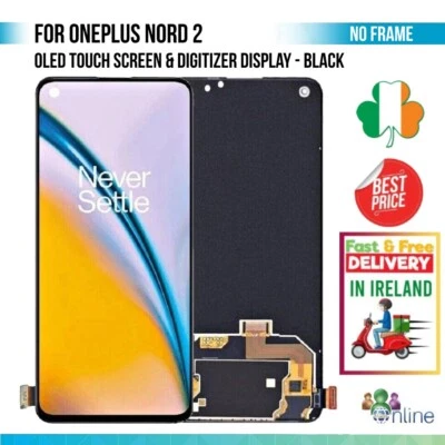 For OnePlus Nord 2 DN2101 DN2103 OLED LCD Screen Touch Display Digitizer No Fram - Image 1 of 4