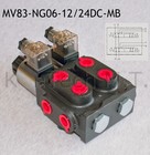 Hydraulik Magnetventil 8/3-Wegeventil NG06 24V DC Monoblock - inkl. Stecker