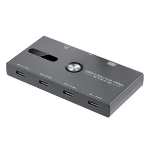 Hub USB-C 10 Gbit/S, ordinateur portable, hub 3.2 Gen2 répartiteur USB-C 4 ports K7V86154 - Photo 1/6
