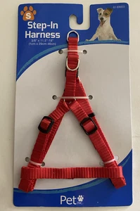 Pet Inc . Step-In Harness, Dogs, Red in Color, 3/8" x 11.5" - 18" SZ S - Picture 1 of 3