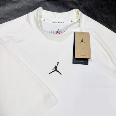 Футболка для гольфа Jordan Dri-Fit Sport с ложным вырезом белая мужская размер XL высокая большая и высокая - Изображение 1 из 4