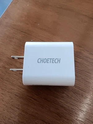 Choetech 20W USB-C PD USB 3.0 Wall Charger Q5004 For Apple iPhone Samsung Galaxy - Image 1 of 3