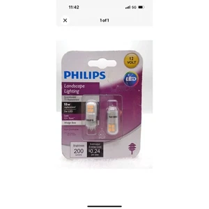 Philips Landscape Lighting 18Watt T5 LED Replacement Lamp 12Volt 1.2Watt 2 Lamps - Picture 1 of 1