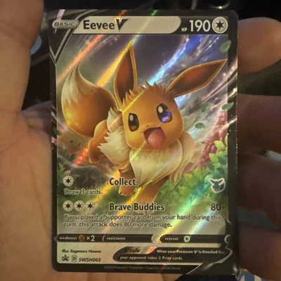 Eevee V SWSH065 SWSH: Sword & Shield Promo Cards Holo - Image 1 of 2
