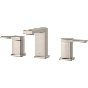 Bath Faucet by Pfister #LG49-DA0C Deckard, Brushed Nickel, Widespread - Picture 1 of 5