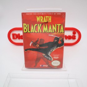 NES Nintendo WRATH OF THE BLACK MANTA - NEW & Factory Sealed + Authentic H-Seam!