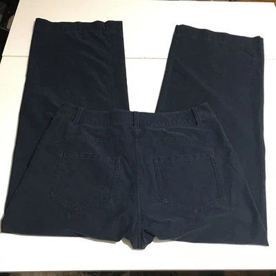 Pantalones Lululemon City Elegantes 5 Bolsillos Pierna Ancha Tiro Alto 31 Light Utilitech W5ENJS Foto 1 de 4