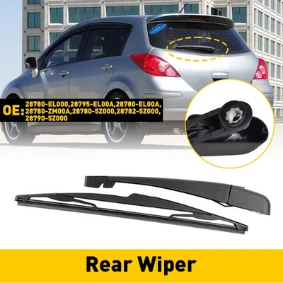 Rear Wiper Arm Blade For Nissan VERSA 2007- 2012 QUEST 2005 - 2009 NEW Quality E - Image 1 of 4