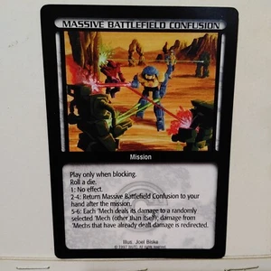BATTLETECH CCG -- COUNTERSTRIKE --- MASSIVE BATTLEFIELD CONFUSION --- NM - Picture 1 of 1
