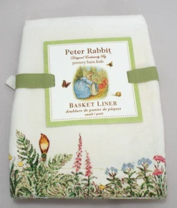 Pottery Barn Kids Beatrix Potter Peter Rabbit Easter Basket Liner New Tags 2010 - Picture 1 of 19
