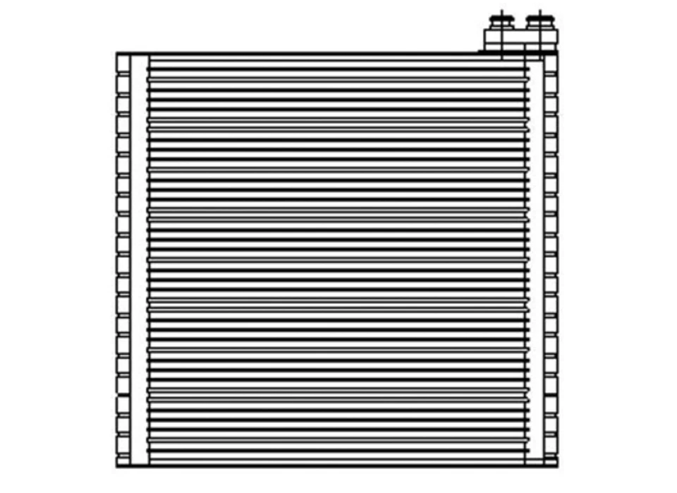 СЕРДЕЧНИК ИСПАРИТЕЛЯ ПЕРЕМЕННОГО ТОКА ДЛЯ LEXUS RX330 RX350 RX400H 2004-2007 2008 2009 PNS - Изображение 1 из 1