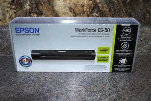 Epson ES-50 WorkForce Portable Document Scanner - Black - Photo 1/3