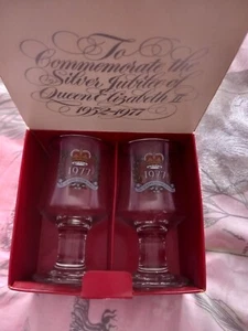 Dema Silver Jubilee Goblets x2 - Picture 1 of 1