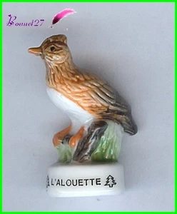 Feve Les Animaux de la Forêt Edition Atlas " L'Alouette " Skylark #B26 - Imagen 1 de 1