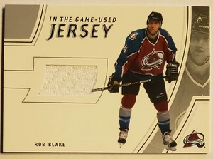 2002-03 ITG Used Jerseys #GUJ35 Rob Blake (Colorado Avalanche) - Picture 1 of 1