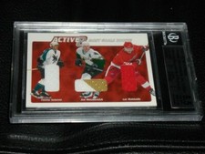 2001-02 Ultimate Memorabilia BAP Active 8 - Selanne, Nieuwendyke, Robitallie