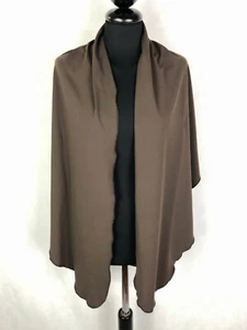 MOSCHINO Scialle Stola Pareo Donna Marrone Grande Woman Stole Shawl - Imagen 1 de 5