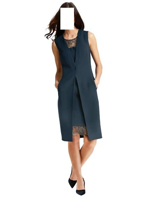 Alba Moda Kleid 2 in 1 mit modischer Silhouette petrol Gr. 40  0318022879 - Bild 1 von 2