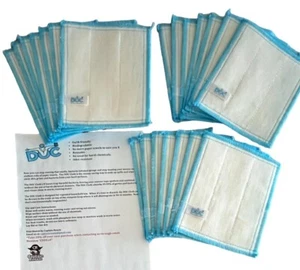 Lot of 21 DOC Anti Bacterial Blue Fiber Reusable Cleaning Cloths 6”x7” FREE SHIP - Picture 1 of 2