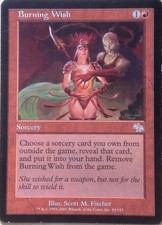 Magic The Gathering Burning Wish NM Judgment