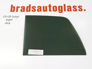 Fits 02-08 1500, 03-09 2500,3500 Dodge Ram Rear Window Back Glass RIGHT Patch - Picture 1 of 4