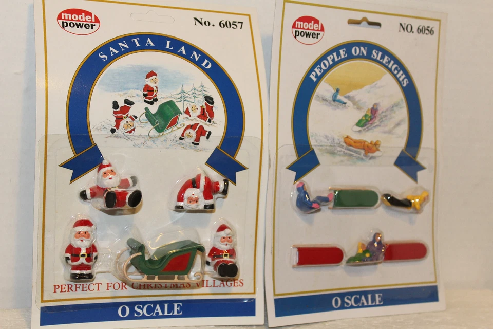 MODEL POWER CHRISTMAS FIGURES 2 DIFFERENT PACKS #6056/6057 - Image 1 of 1