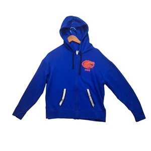 Victoria Secret Rosa Florida Gators Sudadera con Capucha Doble Cara Gráfico Azul L/S XS - Imagen 1 de 7