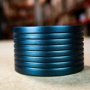 Two-Inch Black Billet Five and Six Hole Spacer - Picture 1 of 12