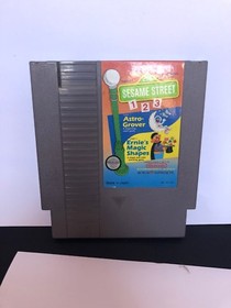 Vintage Game Sesame Street 123 NES Nintendo 1985