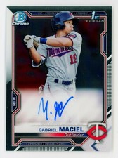 2021 Bowman Chrome Prospect Autographs #CPA-GM GABRIEL MACIEL