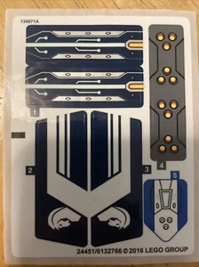 NEW LEGO | Sticker Sheet for Set 70312 (24451/6132766) Lance's Mecha Horse - Picture 1 of 1