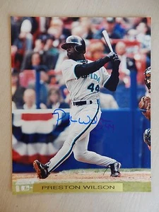 Preston Wilson Autographed 8" X 10" Photograph  - Picture 1 of 2
