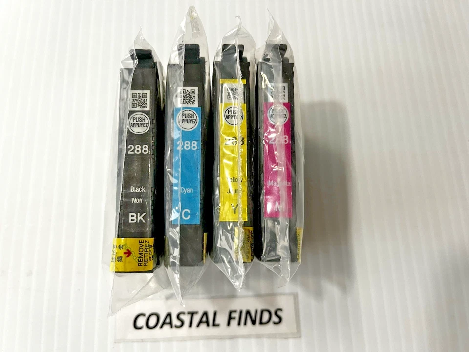 Epson 288 Ink Cartridge CMYK Set of 4 NEW OEM Sealed 2026 Dates XP 330 XP 430 - Image 1 of 1
