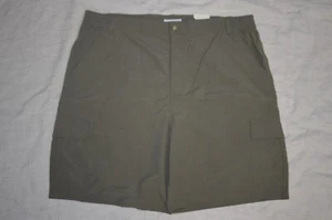 Covington Thin Elastic Waist Cargo Shorts Mens Size 40x9 Green NWT - Picture 1 of 5