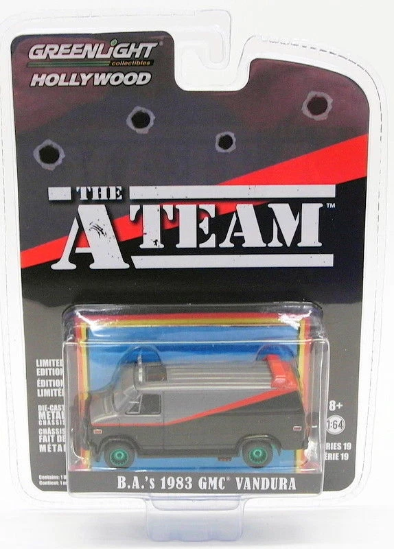 Greenlight 1/64 Scale 44790-B - B.A.'S 1983 GMC Vandura - The A Team - CHASE CAR - Image 1 of 1