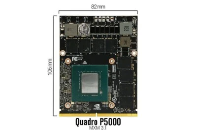 NVIDIA Dell Precision M7710 M7720 HP ZBOOK17 G4 Quadro P5000 16GB N17E-Q5-A1 - Image 1 of 2