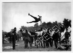1911  BLANKET TOSSING AT HAMILTON OR TADWORTH ARMY CAMP 