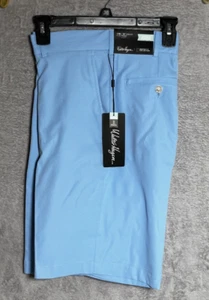 Walter Hagen Mens Perfect 11 Golf Shorts Daybreak Blue Flat Front Sz. 36x10" NEW - Picture 1 of 7