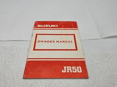1990 铃木 JR50 JR 50 用户手册 99011-04437-03A 酒吧 1989 - 请阅读 — 第 1/4 张图片