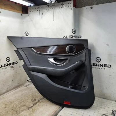 Panel de moldura de puerta trasera izquierda Mercedes-Benz C300 2015-2017 205-730-45-01-64-9H15 OEM Foto 1 de 4