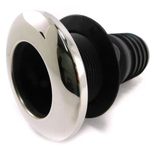 Whitecap 2 in. 316 Stainless Steel/Nylon Thru-Hull S-3806 - Imagen 1 de 1
