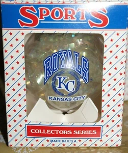 MLB Kansas City Royals Vidrio Adorno Deportes Coleccionistas Serie NUEVO - Imagen 1 de 2