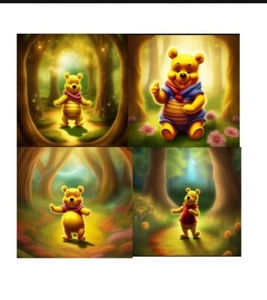 Winnie The Pooh Tags Junk Journal Scrapbook USA Seller - Picture 1 of 1